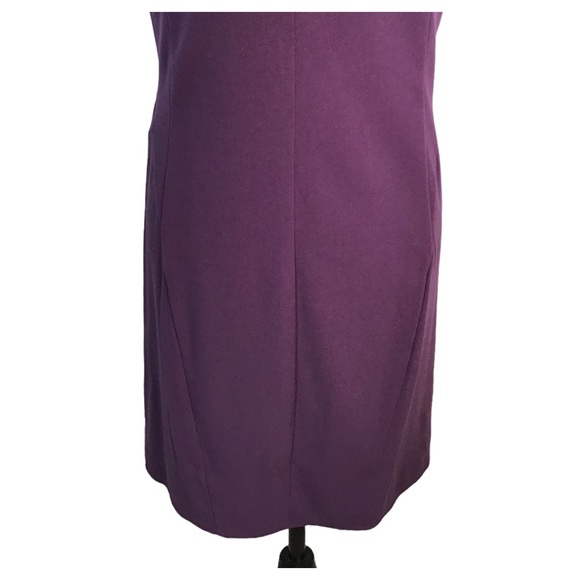 GAP - Cascading Sleeveless Sheath Dress in Plum - Size 6 EUC - Picture 10 of 14